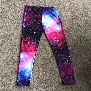 Galaxy workout leggings